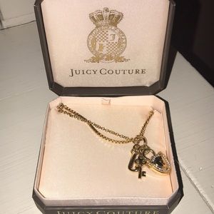 Gold Juicy Couture necklace